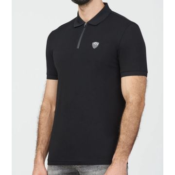 EA7 polo 8NPF13 PJRGZ 1200 czarny 