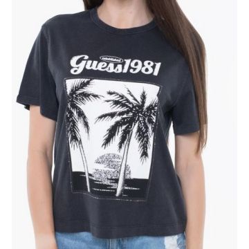 GU t-shirt W5YI17I3Z14 F9P6 czarny 