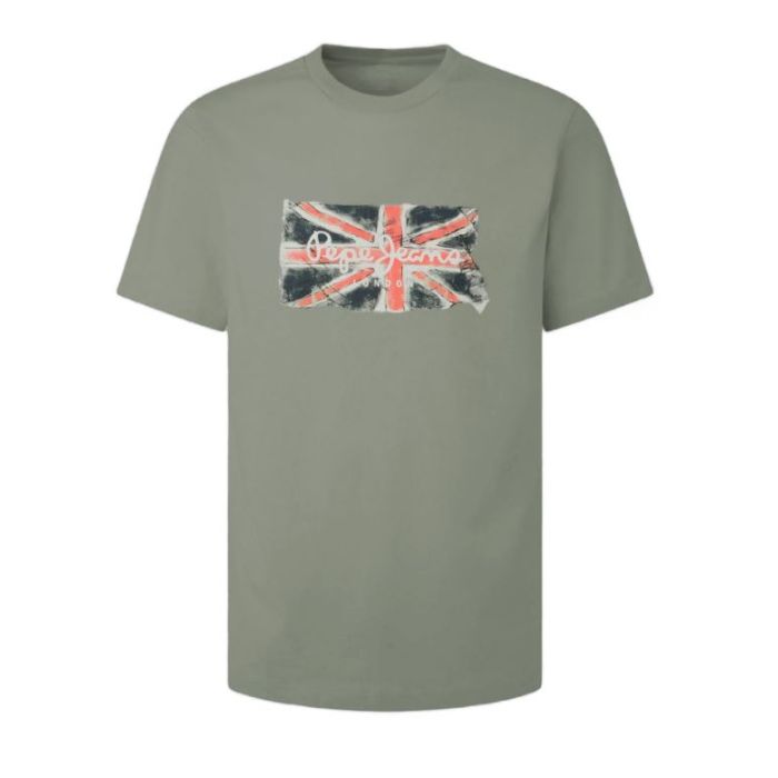 PJ t-shirt  PM509384 701 zielony