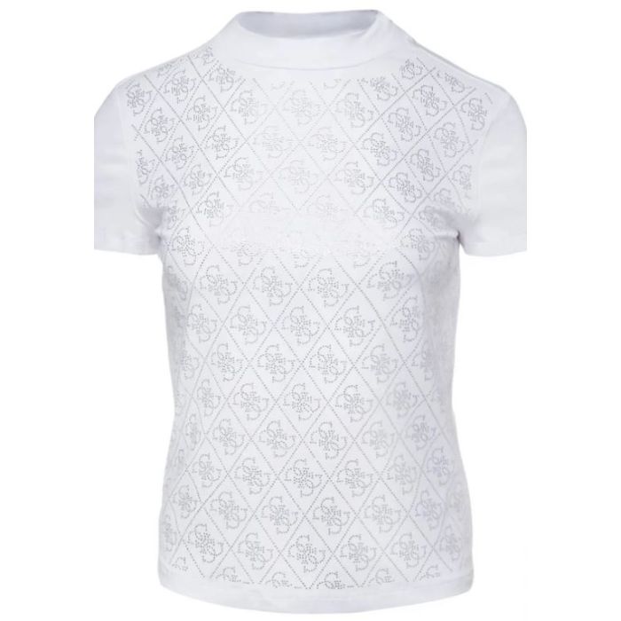 GU t-shirt W4BI26J1314 G011 biały L